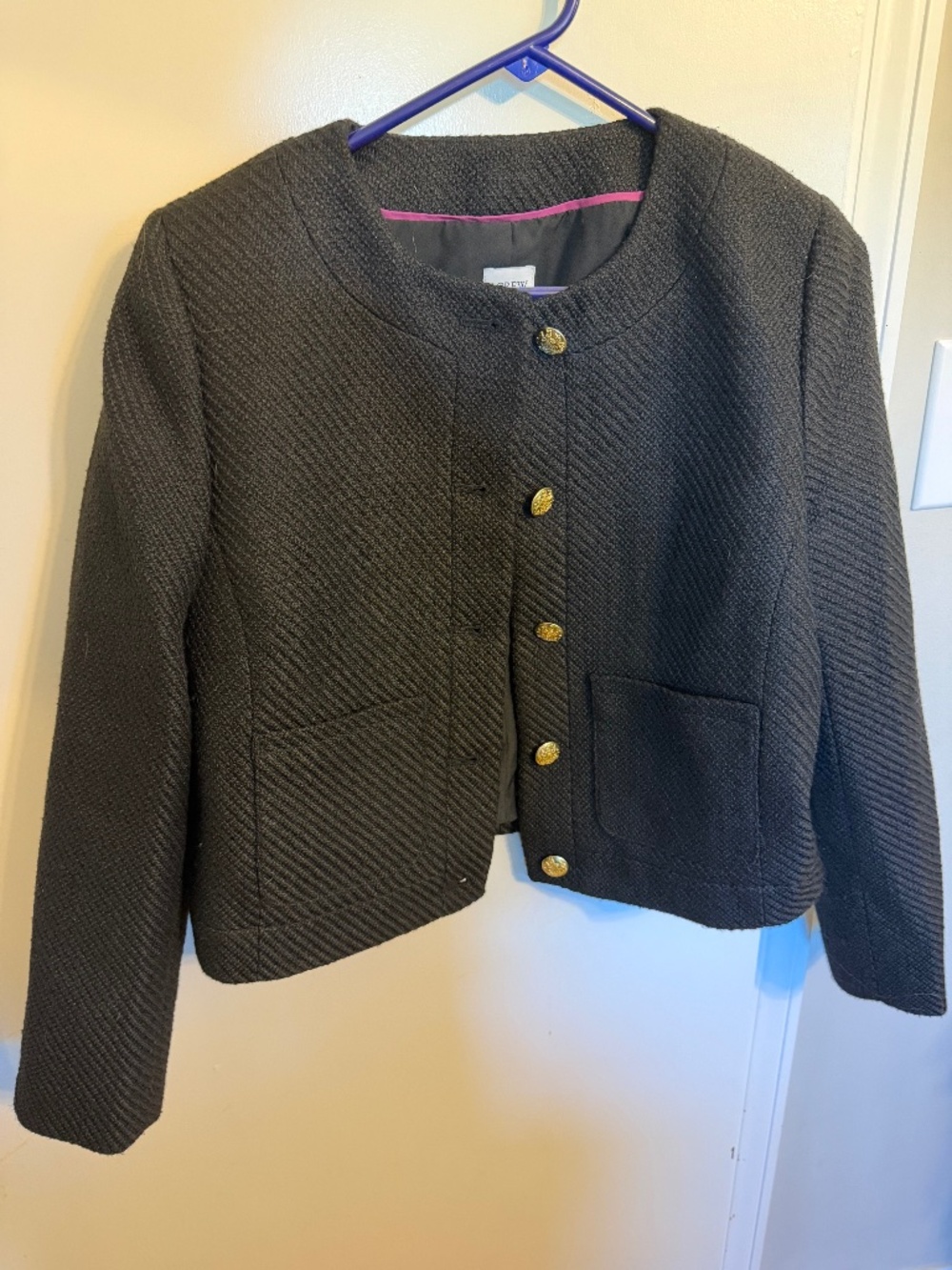 J Crew Lady Jacket Black